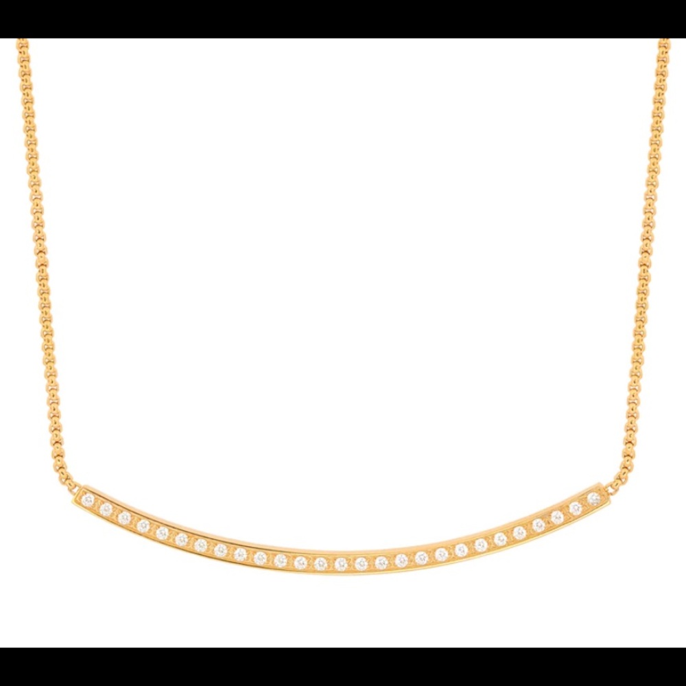 NWOT b. Tiff adjustable smile necklace